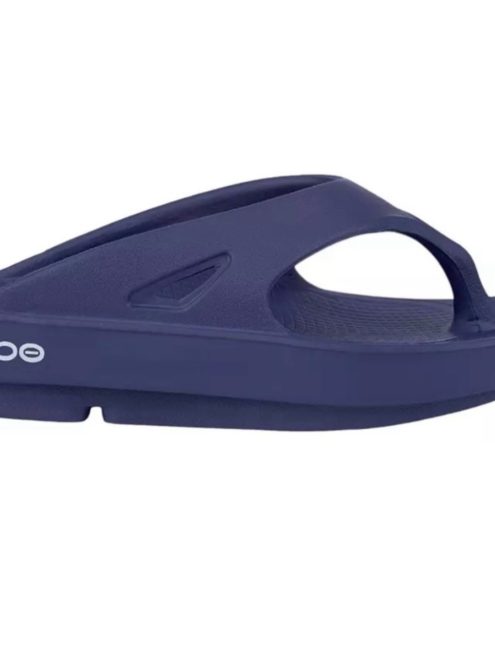 NWT! OOFOS Unisex Navy Blue Original Recovery Flip Flop Sandals Size M12/W14